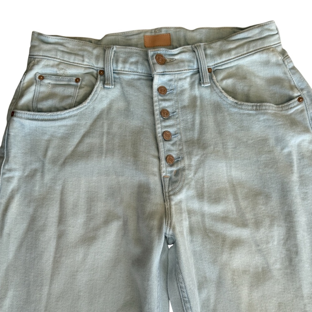 Mother The Pixie Tomcat Ankle Button-Fly Jeans Pi… - image 4